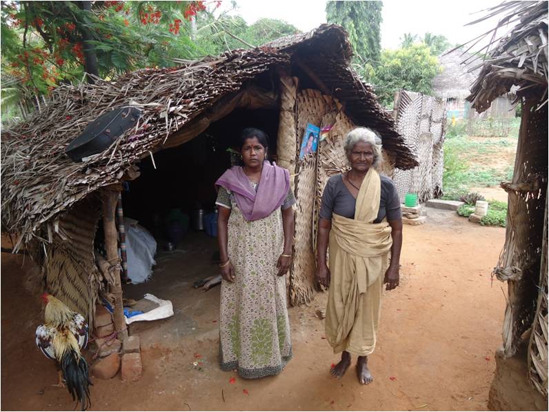 Our volunteers fed mother and daughter 'coolies' (laborers) who earn seasonal wages and often experience starvation periods between jobs.